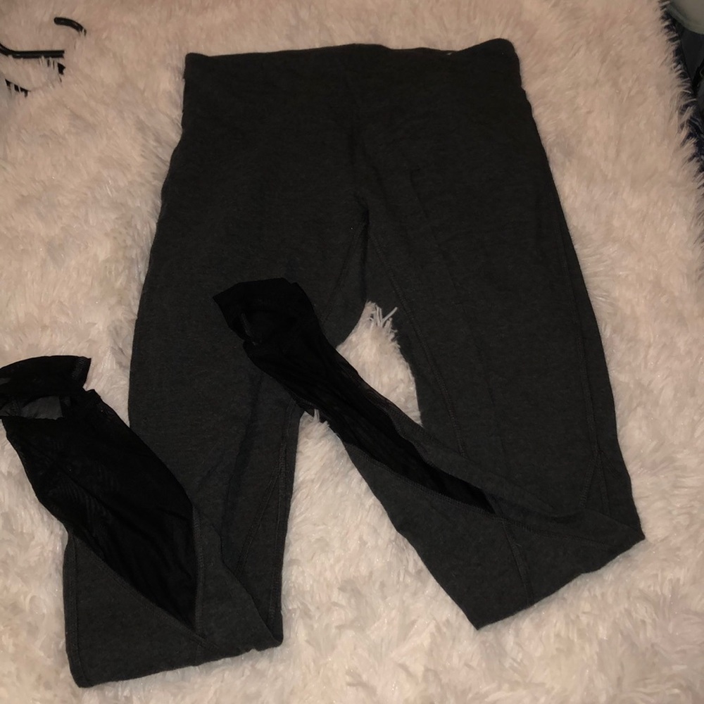Grey and Black Leggings